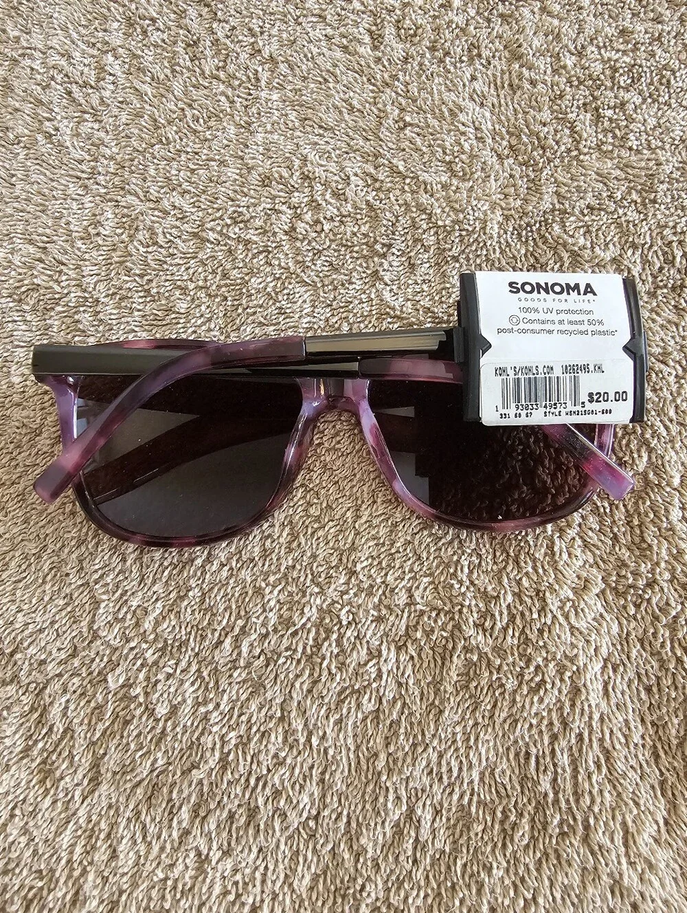 Sonoma Stylish Women's Purple  Sunglasses